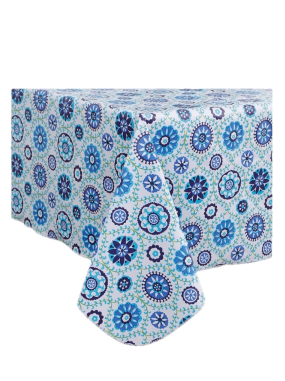 Heavy-Duty Protective Vinyl Tablecloth Waterproof Wipe-Clean Rectangular 60x84”